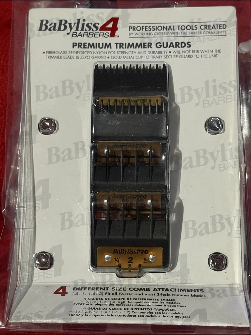 BaByliss 4 PROFESSIONAL  Premium Trimmer Guards